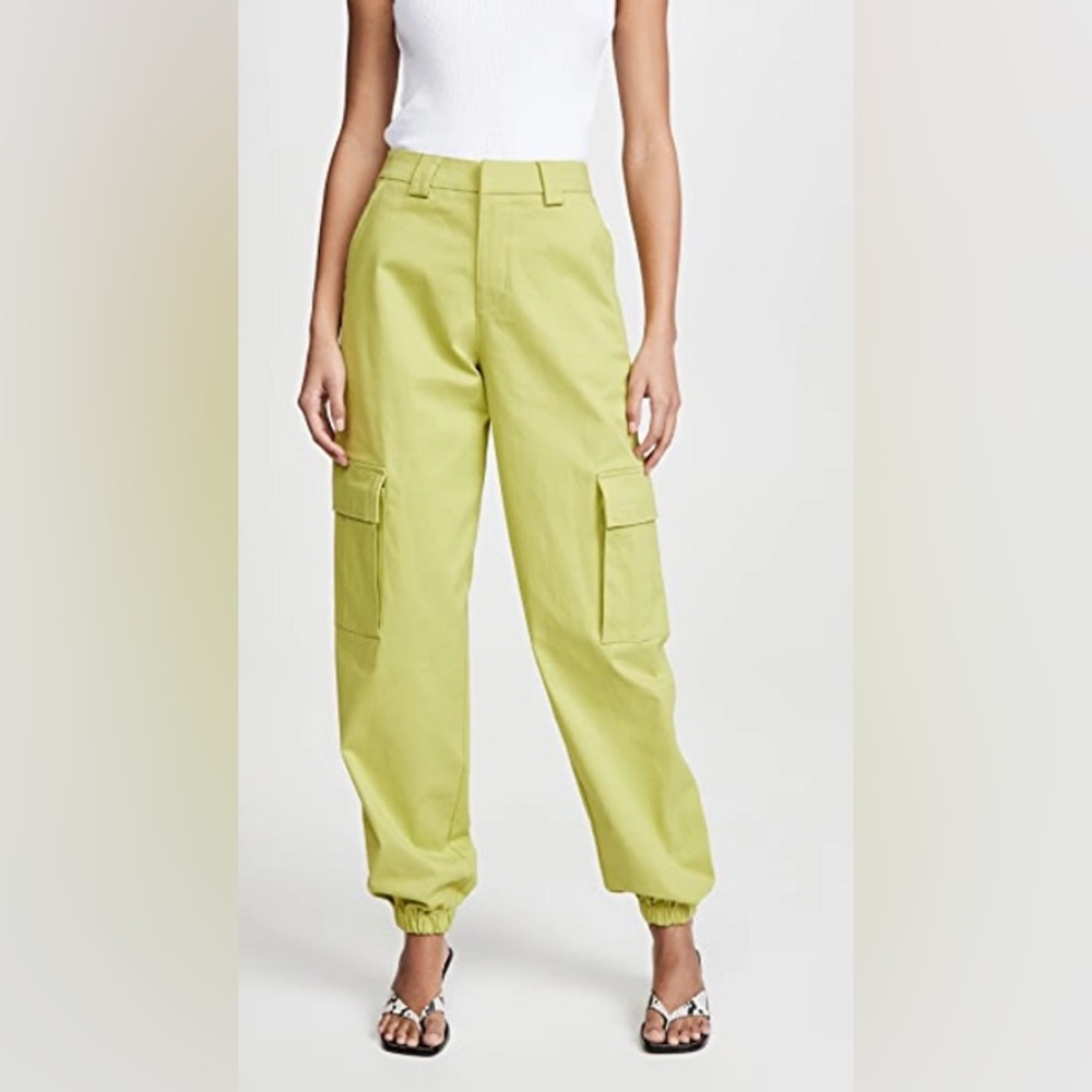 I.AM.GIA Lime Cargo Wide Leg Pants